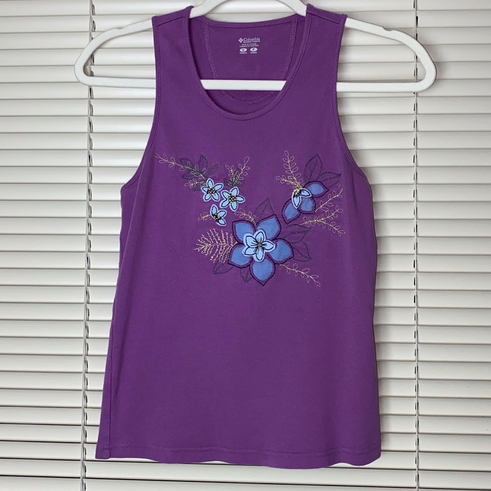 Columbia Tank Top w/ Embroidery - Small